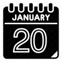 20 de enero  Icono