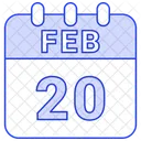 20 de febrero  Icono