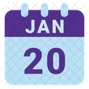 20 de janeiro  Ícone