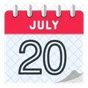 20 de julho  Ícone
