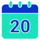 Day Date Calendar Icon