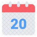 Day Date Calendar Icon