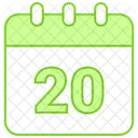 Day Date Calendar Icon