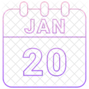 20 janvier  Icône