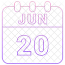 20 de junho  Ícone