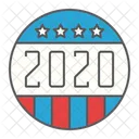 2020년 투표  아이콘