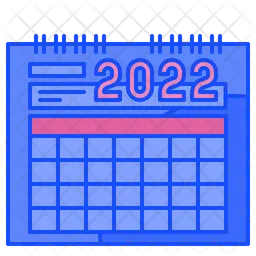 2022 calendaer  Icon
