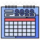 2022 calendaer  Icon