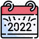 2022년 달력  아이콘