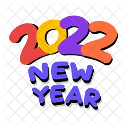2022 New Year  Icon