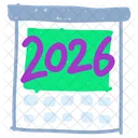 2026 Calendar  Icon