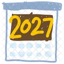 2027 Calendar  Icon