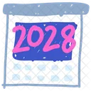 2028 Calendar  Icon