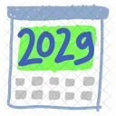 2029 Calendar  Icon