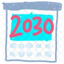 2030 Calendar  Icon
