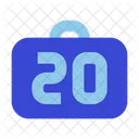 20kg baggage limit  Icon