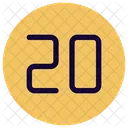 20km 속도  아이콘