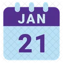 21 de enero  Icono