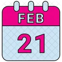 21 de febrero  Icono