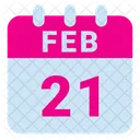 21 de febrero  Icono