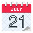 21 de julho  Ícone