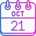 21 de octubre  Icono