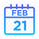 21 de febrero  Icono