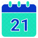 Day Date Calendar Icon