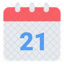 Day Date Calendar Icon