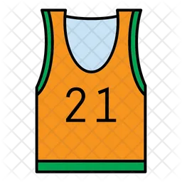 21 Number Jersey  Icon