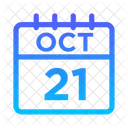 21 de octubre  Icono