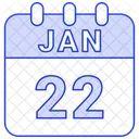 22 de enero  Icono