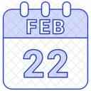 22 de febrero  Icono