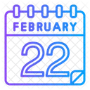 22 de febrero  Icono