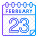 23 de febrero  Icono