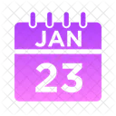 Jan Semana Hora Ícone
