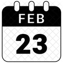 23 Februar 23 Datum 23 Februar Symbol