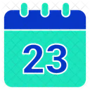 Day Date Calendar Icon