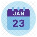 January Date Calendar Icon