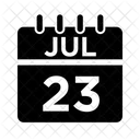 23 July July July Date Icon
