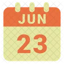 June Date Calendar Icon