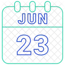 June Date Calendar Icon