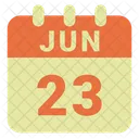 June Date Calendar Icon