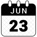 June Date Calendar Icon