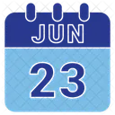 June Date Calendar Icon