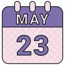 May Calendar Date Icon