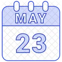 May Calendar Date Icon