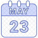 May Calendar Date Icon