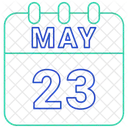 May Calendar Date Icon