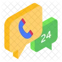 24 7 Chat Customer Services Helpline Icon